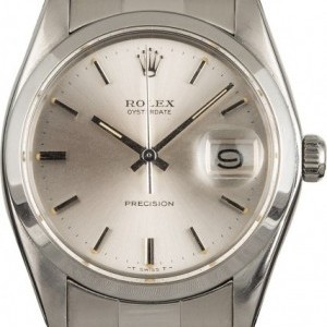 Rolex Used  OysterDate 6694 Silver Dial Dial 854384