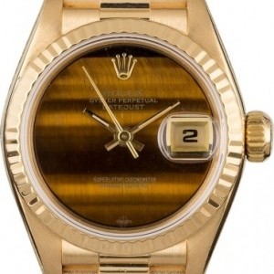 Rolex PreOwned  Ladies Datejust 69178 Tiger Eye Dial Dial 844027