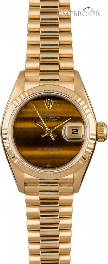 Rolex PreOwned  Ladies Datejust 69178 Tiger Eye Dial Dial 844027