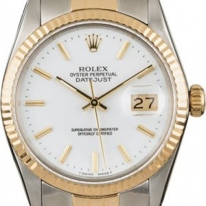 Rolex PreOwned  Datejust 16013 White Index Dial 16013 844138