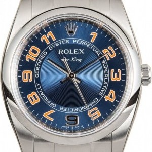 Rolex Air King 114200 Blue Concentric Dial 114200 733185