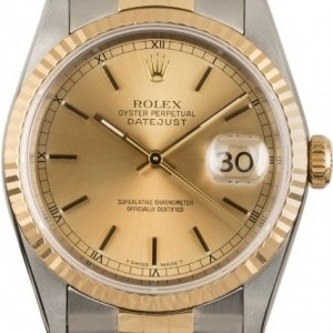 Rolex PreOwned  Datejust 16233 Champagne Index Dial Dial 854075