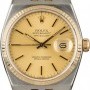 Rolex Used  Oysterquartz Datejust 17013 Two Tone Integra