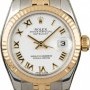 Rolex PreOwned  Datejust 179173 White Roman Dial