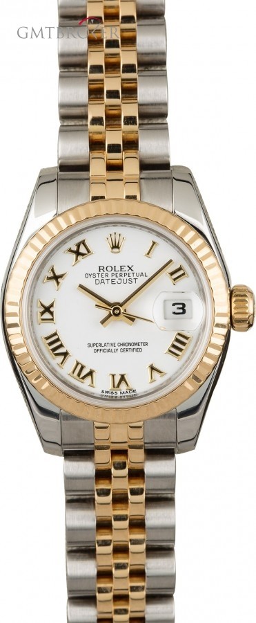 Rolex PreOwned  Datejust 179173 White Roman Dial Dial 844150