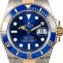 Rolex Submariner 116613 Two Tone with Sunburst Blue Dial