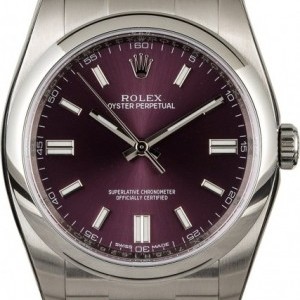 Rolex Oyster Perpetual 116000 Red Grape Dial 116000 833804