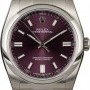 Rolex Oyster Perpetual 116000 Red Grape Dial