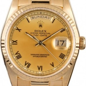Rolex President 18238 Champagne Roman Dial 18238 823988