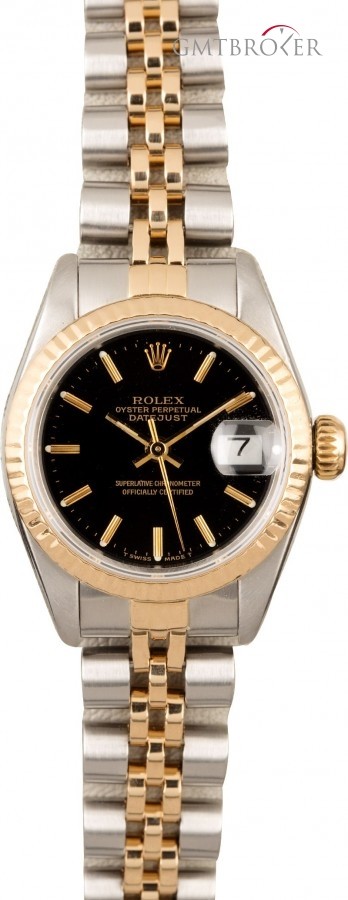 Rolex Datejust 69173 Black Index Dial Dial 828497