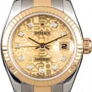 Rolex Ladies Datejust 179173 Two Tone with Diamonds 179173 803091