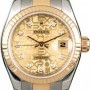 Rolex Ladies Datejust 179173 Two Tone with Diamonds