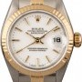 Rolex Used  Datejust 69173 White Index Dial