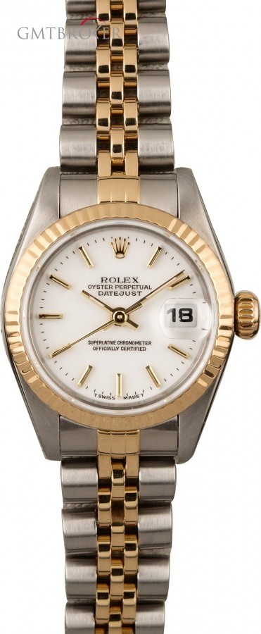 Rolex Used  Datejust 69173 White Index Dial Dial 835213