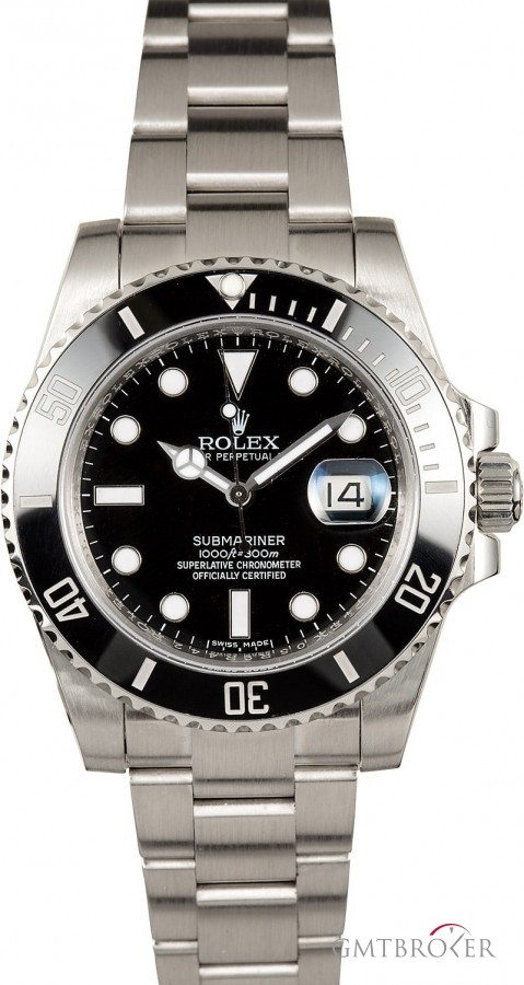 Rolex Cerachrom Black Submariner Date 116610 116610 735455