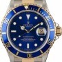 Rolex PreOwned  Submariner 16613 Blue Bezel Insert