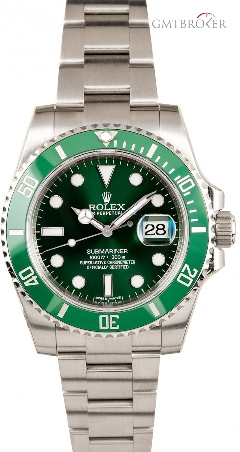 Rolex PreOwned  Submariner 116610LV Green Hulk Bezel 116610V 853076