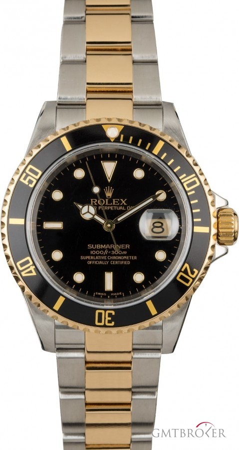 Rolex Certified  Submariner 16613 Two Tone 16613 843403