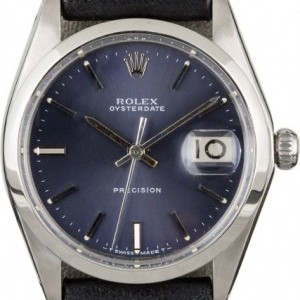 Rolex OysterDate 6694 Blue Index Dial Dial 842058
