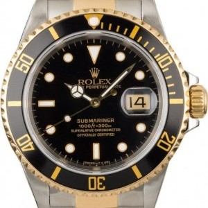 Rolex Used  Submariner 16613 Mens Dive Watch 16613 849473