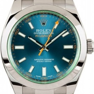 Rolex PreOwned  Milgauss 116400GV Blue Dial Dial 840133