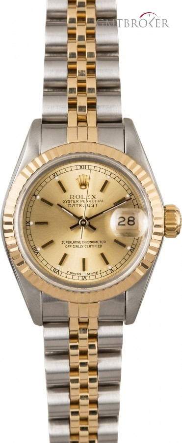 Rolex Datejust 69173 Champagne Dial Womens Watch Watch 783710