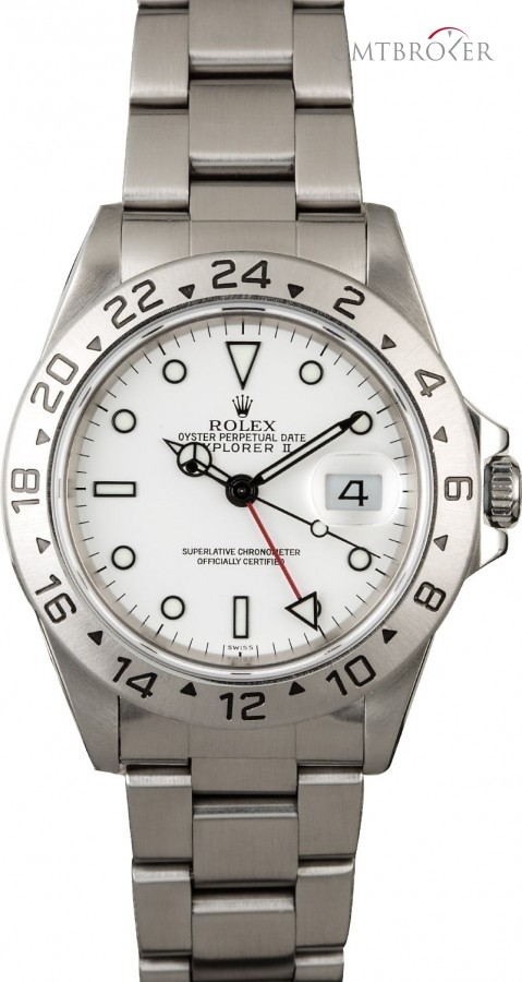 Rolex Used  Explorer II Ref 16570 Steel Watch Watch 834817