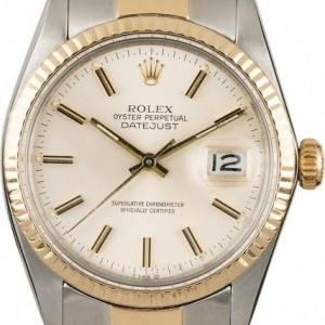 Rolex Used  Datejust 16013 Silver Dial Mens Watch 16013 839659