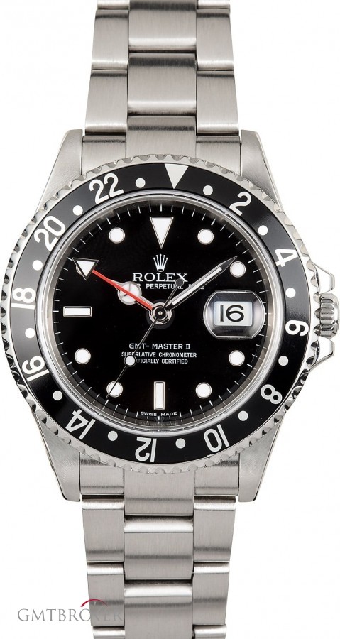 Rolex Certified Pre Owned  16710 GMT-Master II Black Dia 16710 855476