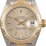 Rolex Womens  Datejust 69173 Two Tone Jubilee