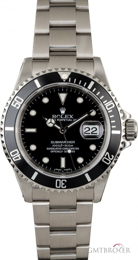 Omega Submariner 16610 Stainless Steel No Holes Case Case 833033