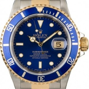 Rolex Used  Submariner 16613 Blue Bezel  Dial Dial 849476