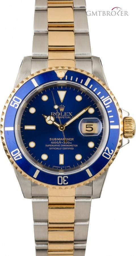 Rolex Used  Submariner 16613 Blue Bezel  Dial Dial 849476