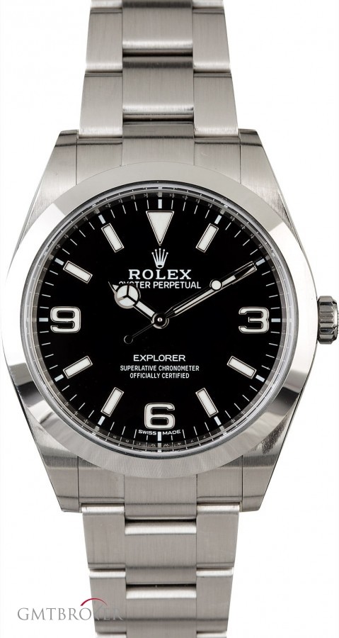 Rolex Used  Explorer 214270 Luminous Arabic Markers 214270 848816