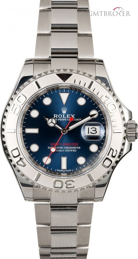 Rolex Pre-Owned  Yacht-Master 116622 Blue Luminous Dial 116622 833642