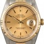 Rolex Certified PreOwned  Datejust 16233 Champagne