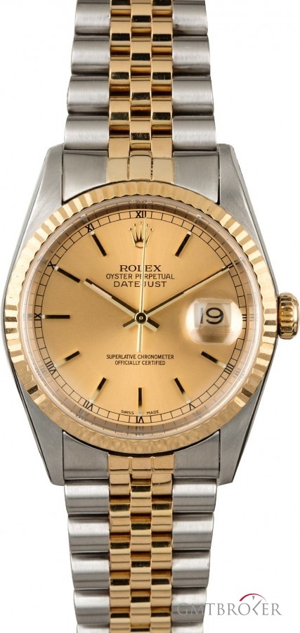 Rolex Certified PreOwned  Datejust 16233 Champagne Champagne 835105