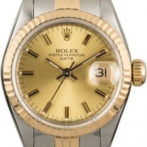 Rolex Used  Datejust 69173 Champagne Dial Dial 838228