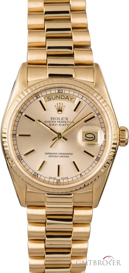 Rolex Used  Day-Date 18038 Yellow Gold Watch 18038 840145