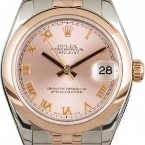 Rolex Used  Mid-Size Datejust 178241 Everose Gold 178241 850766