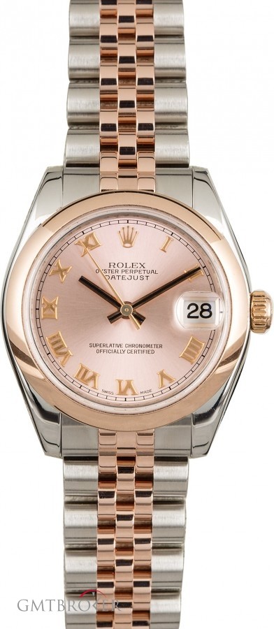 Rolex Used  Mid-Size Datejust 178241 Everose Gold 178241 850766