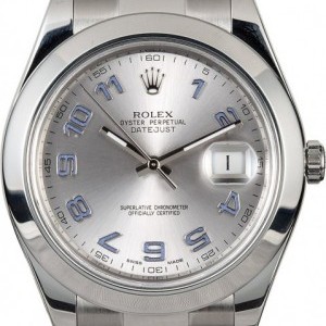 Rolex Datejust II Ref 116300 Rhodium Arabic Dial Dial 772391