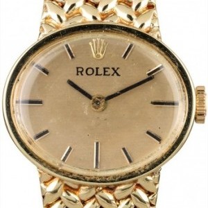 Rolex Cocktail 14K Yellow Gold Braided Bracelet Bracelet 820541