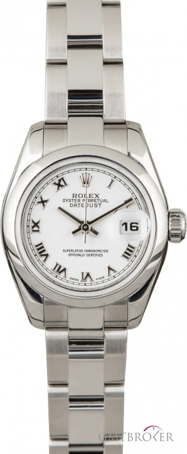 Rolex Pre-Owned  Ladies Datejust 179160 White Roman 179160 842508