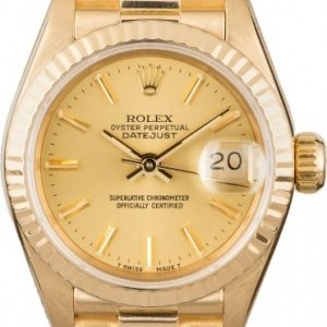 Rolex Used  Lady Presidential 69178 Fluted Bezel Bezel 842520