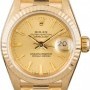 Rolex Used  Lady Presidential 69178 Fluted Bezel
