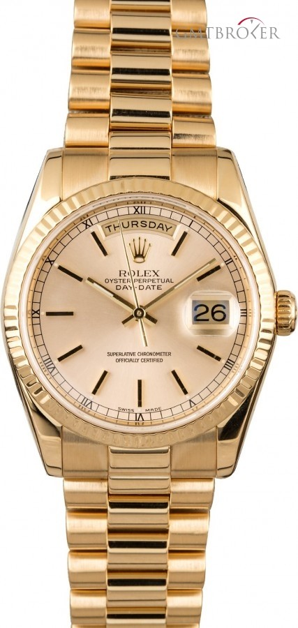 Rolex PreOwned  Day Date President 118238 Silver Dial Dial 833441