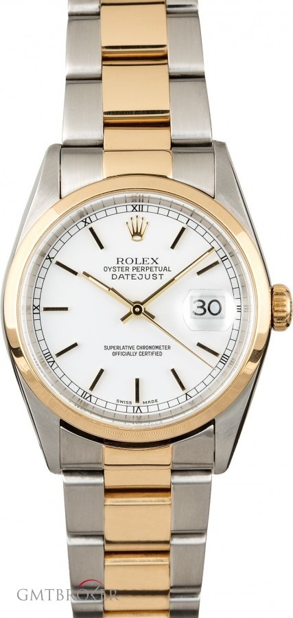 Rolex Used  Datejust 16203 Two Tone Oyster Band 16203 837220