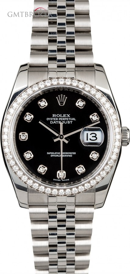 Rolex Used  Datejust 116244 Diamond Dial  Bezel 116244 843208