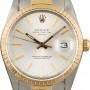 Rolex PreOwned  Date 15053 Silver Index Dial